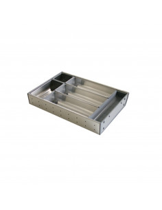 CUBERTERO 450 MM 6 CUBETAS INOX SATIN
