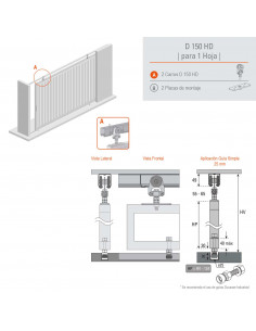 SISTEMA CORREDIZO D-150 2