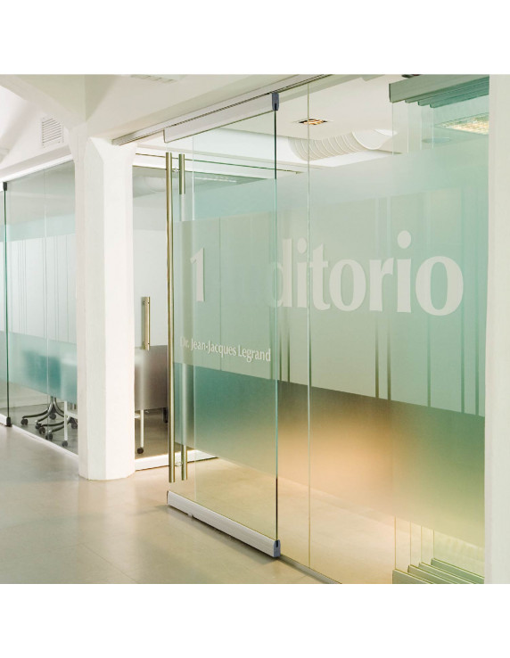 SISTEMA CORREDIZO DN-80 VIDRIO A PRESION