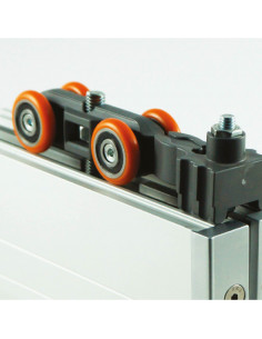 SISTEMA CORREDIZO DN-80 VIDRIO A PRESION