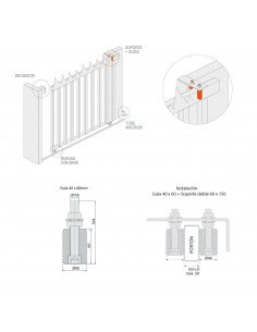 GUIA ROLLER 40X60MM 2