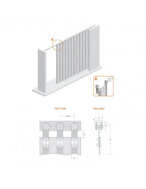 SISTEMA CORREDIZO LN-150