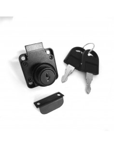 CERRAD. 735 CAJON PUERTA CUADRADA NEGRA