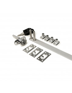 CERRADURA KARDEX FRONTAL CROMO DAP