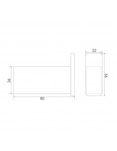 PERCHA SIMPLE 6101 INOX 2