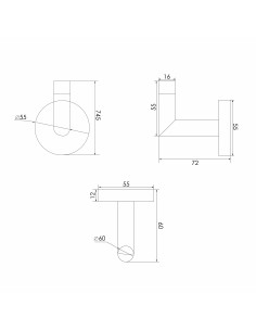 PERCHA SIMPLE M500 2