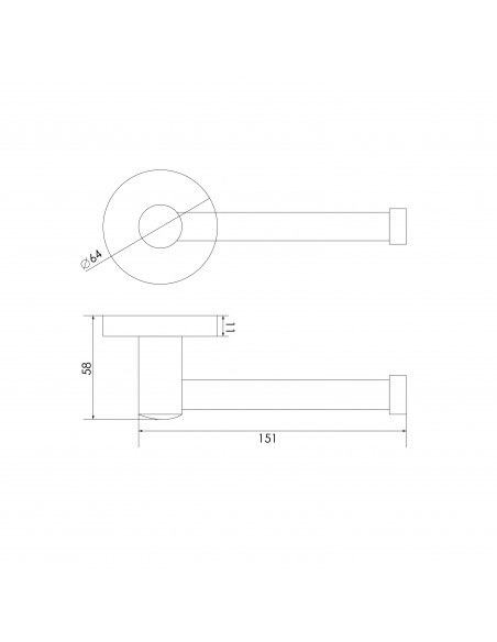 PORTA ROLLO 6122 CROMO