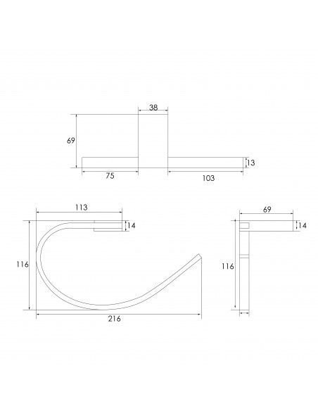 TOALLERO ARGOLLA 6114 CROMO
