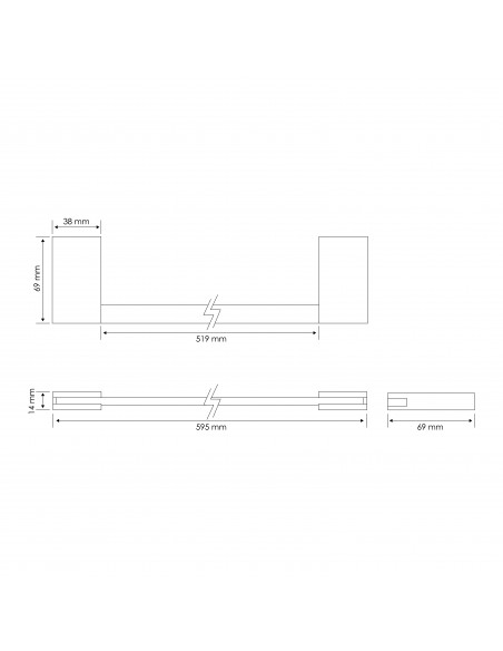 TOALLERO BARRA 6114 CROMO
