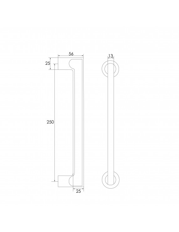 MANILLON 300-34 250 MM INOX