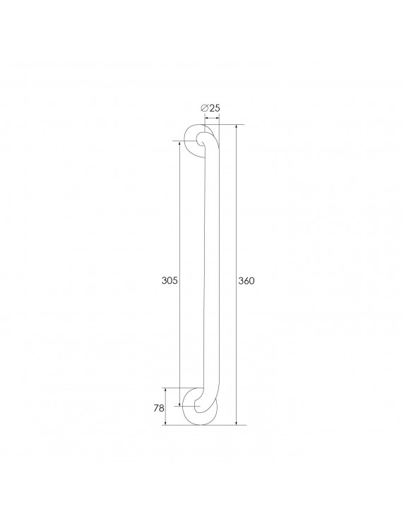 MANILLON 301-B 305MM INOX