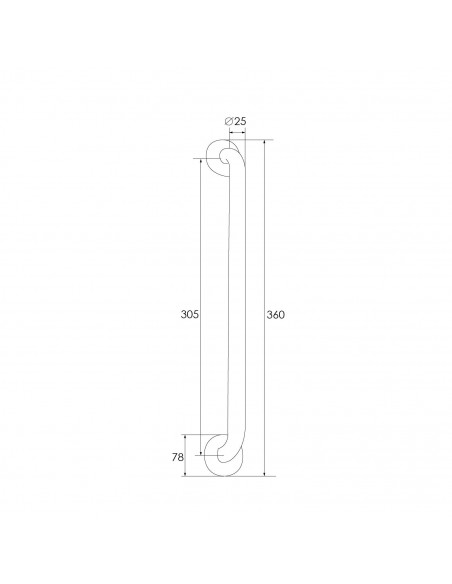 MANILLON 301-B 305MM INOX