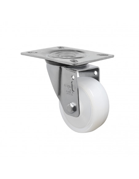 RUEDA GIRATORIA SIN FRENO 150KG NYLON TÉCNICO