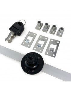 CERRADURA KARDEX LATERAL NEGRA DAP