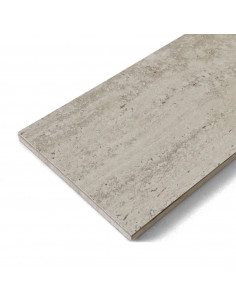 GRES PORCELANICO TRAVERTINO MÁRMOL CLARO 15X60