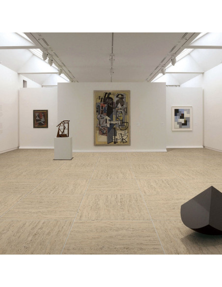 GRES PORCELANICO TRAVERTINO MÁRMOL OSCURO 15X60