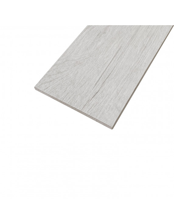 GRES PORCELANICO WOOD SOFT WHITE 15X60