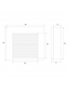 ASA 15203Z CUADRADA 68X60MM 2