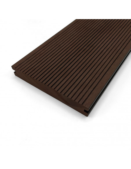 DECK SOLIDO 2200X140X20 CHOCOLATE