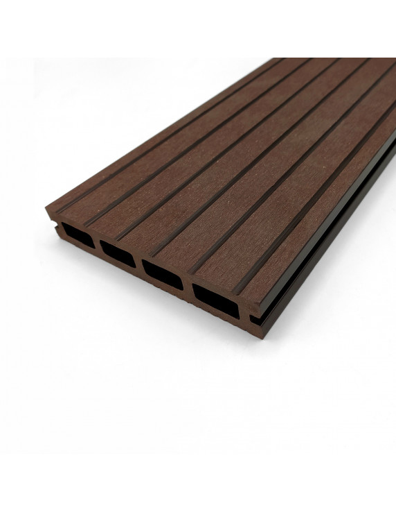 DECK RANURADO 2200X150X25 CHOCOLATE 150X25
