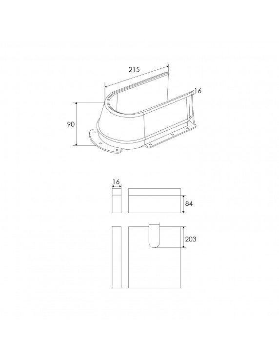 ADAPTADOR PLASTICO TIPO U