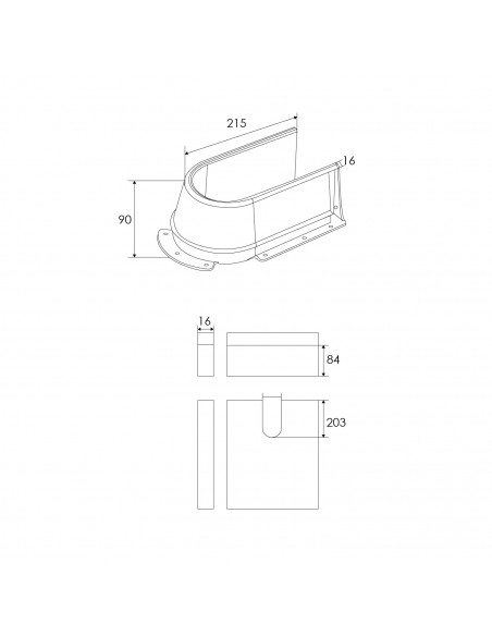 ADAPTADOR PLASTICO TIPO U