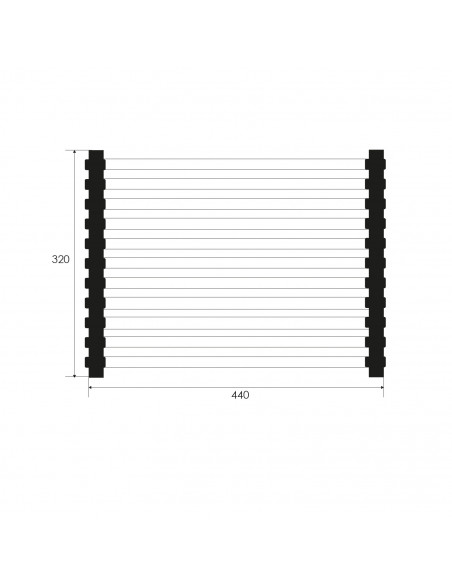 ESCURRIDOR ROLL MAT PARA LAVAP.MOD.902003/903014 INOX