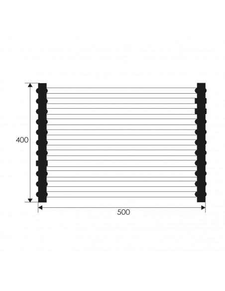 ESCURRIDOR ROLL MAT PARA LAVAPLATO MOD. 957022 INOX
