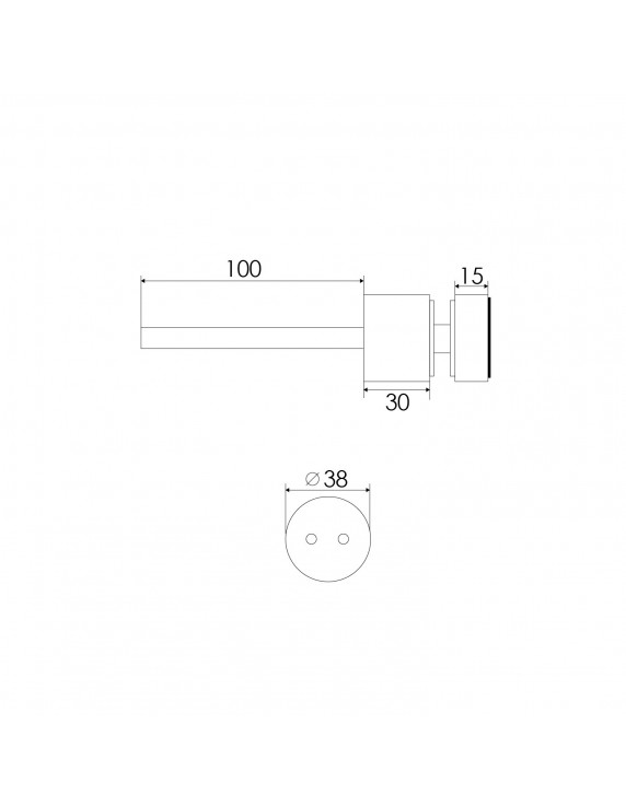 DISTANCIADOR PARA BARANDA DE CRISTAL