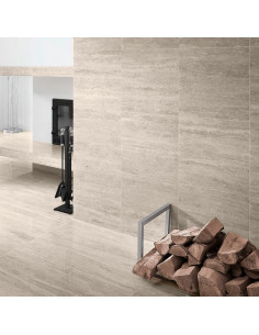 GRES PORCELANICO TRAVERTINO MÁRMOL CLARO 60X60