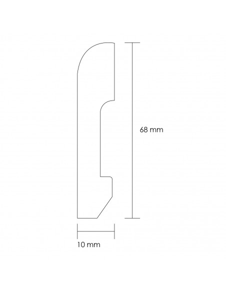 DISPLAY DE GUARDAPOLVOS 68X10 GRIS PERLA