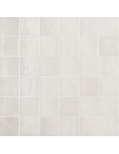 CERAMICA MURO BRILLO MELANGE BIANCO 10X10 2