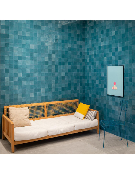 CERAMICA MURO BRILLO MELANGE AQUA MARINA 10X10