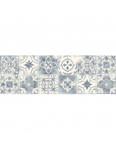 CERAMICA MURO MATE PATCHWORK BLUE 20X60 2
