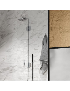 CER.MURO BRILLO CARRARA LINED WHITE RECT