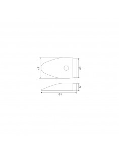 TOPE PUERTA 059 BALA DE PISO SATINADO 2