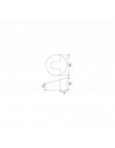 TOPE PUERTA 076 CILINDRICO ASIMETRICO 2