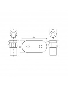 PERCHA 3412 DOBLE ARMONY 2