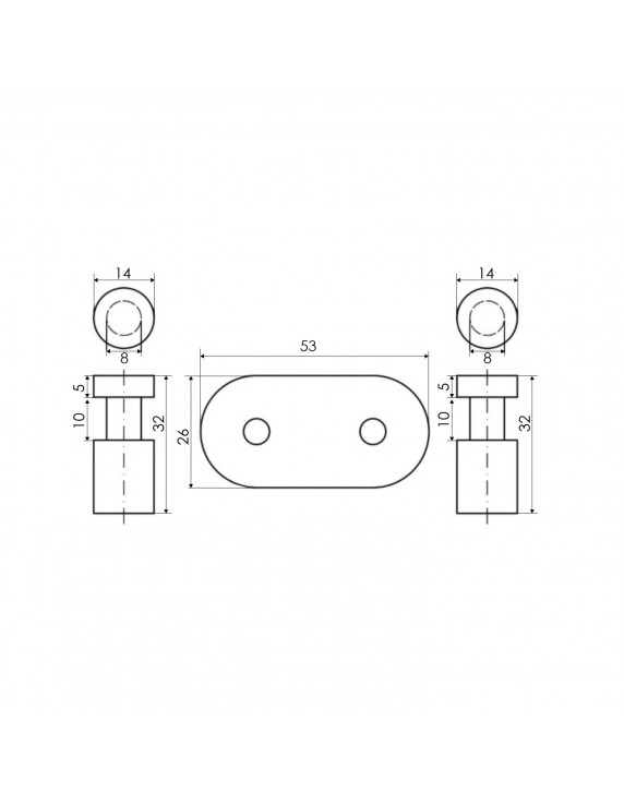 PERCHA 3412 DOBLE ARMONY