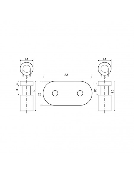 PERCHA 3412 DOBLE ARMONY