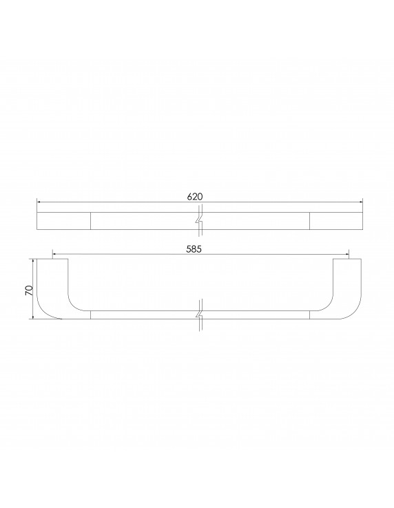 TOALLERO BARRA 6201INOX