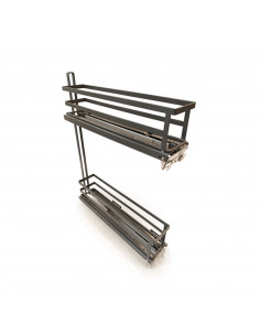 ESPECIERO LAT. DER FLAT GREY 150 MM 2 NIVEL DARK GREY 2