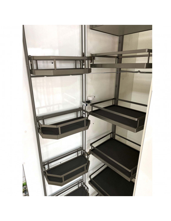 DESPENSA EXTRAIBLE SIMPLE 450MM FLAT GREY