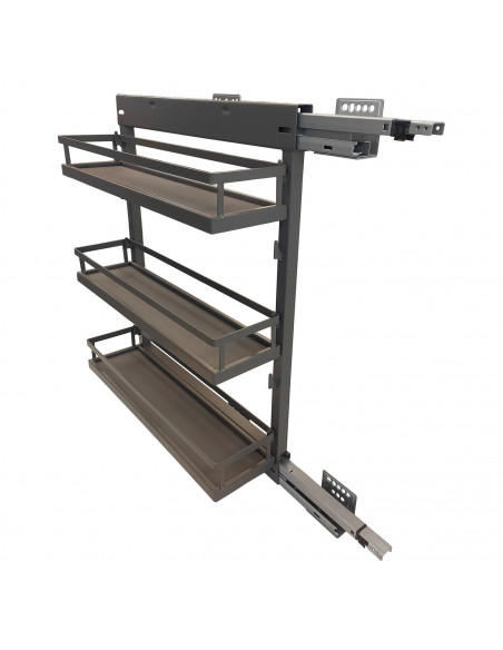 ESPECIERO LAT. DER FLAT GREY 200MM 3 NIVEL DARK GREY