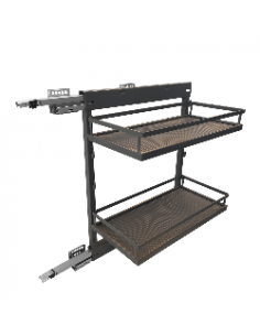 ESPECIERO LAT. IZQ FLAT GREY 300MM 2 NIVEL DARK GREY 2