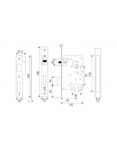 CERRADURA MULTIPLE JNF 825 2