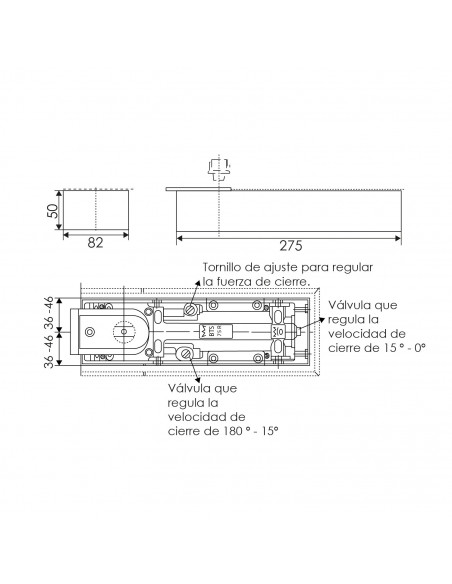 QUICIO HIDRAULICO BTS 75R CON RETENEDOR
