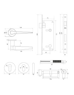 KIT BJ74237 NEGRO BAÑO 2