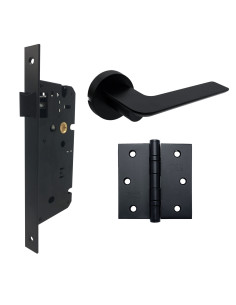 KIT BJ74204 NEGRO LIBRE PASO + BISAGRAS NEGRAS