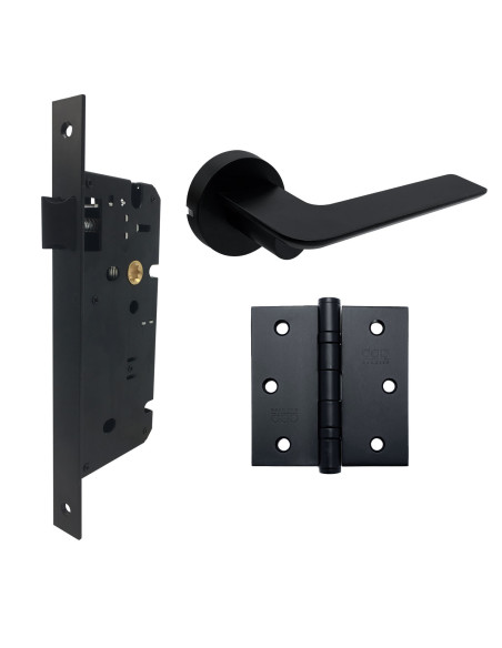KIT BJ74204 NEGRO LIBRE PASO + BISAGRAS NEGRAS